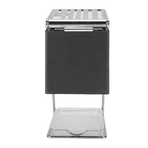 TARSHYRY Suporte para Cortadores de Cozinha, Organizador de Armazenamento Robusto Em Aço Inoxidável Com Bandeja Coletora de Gotas, Suporte para Utensílios de Corte de Bancada, Com