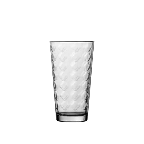 Fortessa Ornamento Mixing Everyday Glass, Gothico Clear, 470 g, conjunto de 12