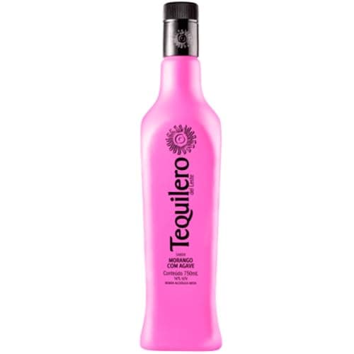 Tequila Morango Rosa Tequileiro Pink Del Leste 750ML