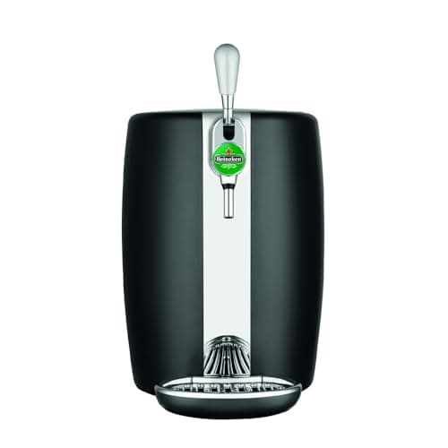 Chopeira Elétrica KRUPS Beertender 5L B101, Acabamento em Inox, Compatível com Barril Heineken, Preta, 220V