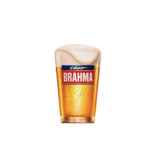 Ruvolo, Copo de Vidro Brahma para Cerveja e Chopp, 350ml (350ml, Brahma)