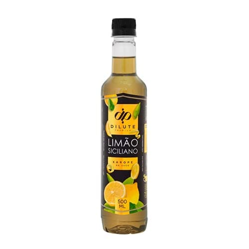 Dilute Xarope Limão Siciliano Sabor Limão Siciliano 500 Ml