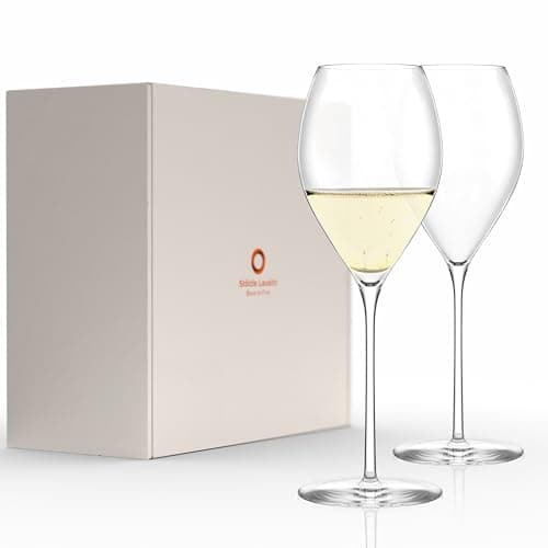 Stölzle Lausitz Taças de Champanhe Fino Conjunto 2 Peças, 425 ml – Elegantes Taças de Cristal para Prosecco & Espumante – Sem Chumbo, Resistentes & Laváveis na Lava-Louças – Produção Alemã