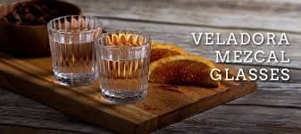 Copos Mezcal Vaso Veladora do México (pacote com 4) (5 x 5 cm)