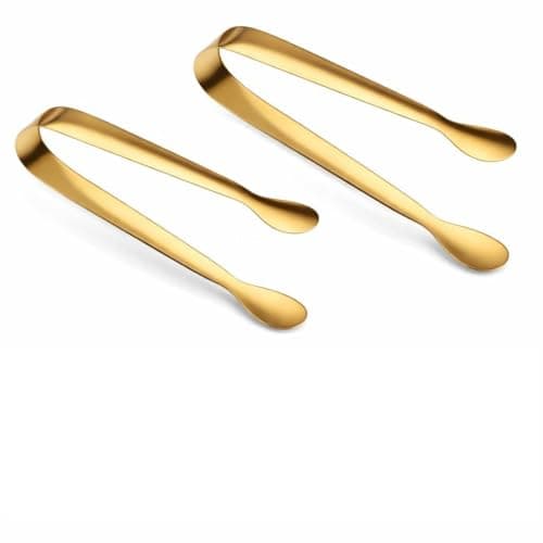 Mini Pegador Dourado Gelo Bar Frios Drinks Kit 2 Unidades