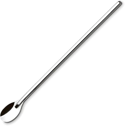 BAILARINA Colher para Coquetel em Aço Inox Premium, 30,5 cm, Longa e Resistente, Ideal para Drinks e Bartenders