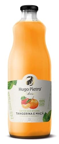 Suco de Tangerina e Mação Integral - Hugo Pietro (1,5 L, SEM GLUTEN) 1 Unidade