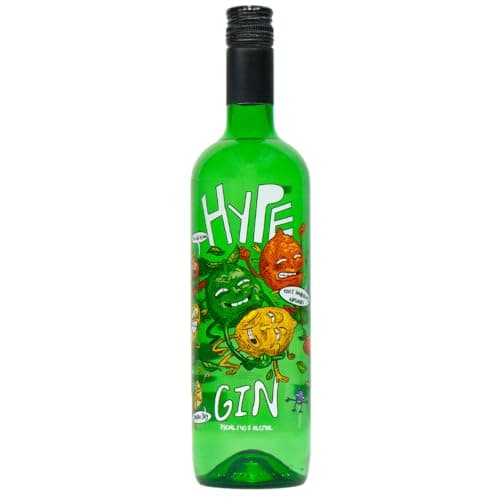 HYPE - London Dry Gin 750ml | Estilo Clássico com Toque Cítrico, Zero Extrato Artificial - Ouro no Mondial de Bruxelles - Sabor que é Puro Hype - Qualidade e Preço Justo