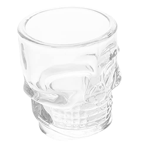 LYOR - Copo de Shot de Vidro Caveira Rock Style 50ml