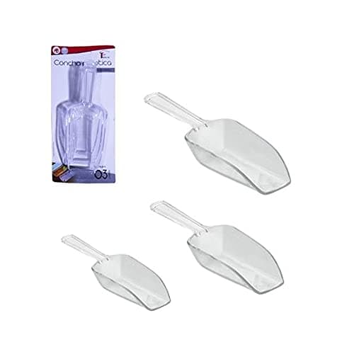 Pá Pegador De Gelo De Acrílico Multiuso Kit Com 3 Peças