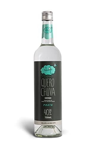 Cachaça Tradicional Prata Envelhecida Amendoim Quero Chuva 750ml