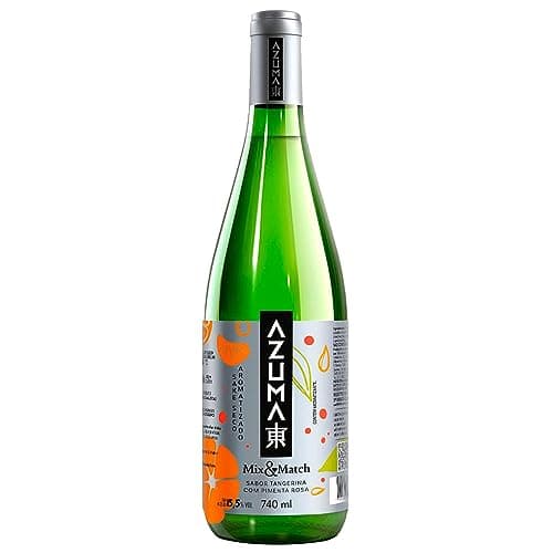 Saquê Azuma Mix & Match Tangerina com Pimenta Rosa 740ml