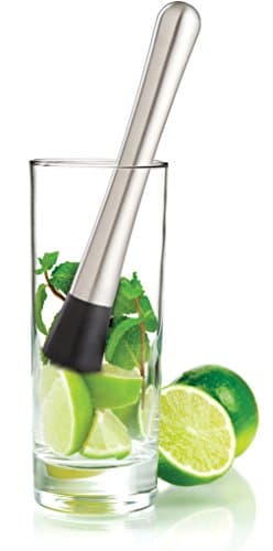 HIC Kitchen Bar Muddler, aço inoxidável, livre de BPA