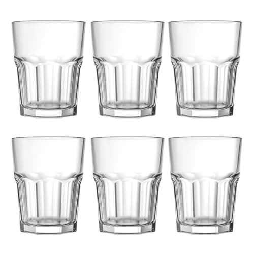 Kit Com 6 Copos Para Dose Shot De Vidro Design Clássico 40Ml