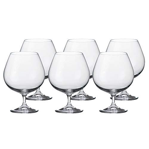 Jogo de 6 Taças para conhaque Gastro/Colibri em cristal ecológico 690ml A23cm