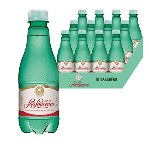 Água Mineral C/ Gás Pet SÃO LOURENÇO 300ml (12 unidades)