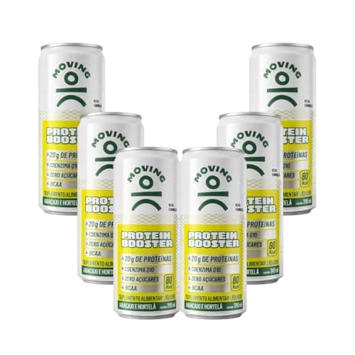 Combo 6 Refrigerante Proteico MOVING Abacaxi e Hortelã 310ml