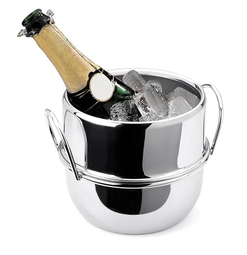 Balde Para Champagne 4L Alças Niqueladas – Forma Inox