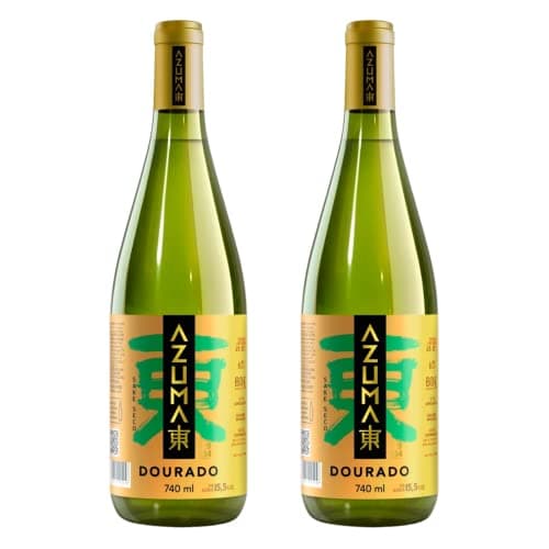 Saquê Azuma Dourado Sake Seco 740ml 2 Unidades