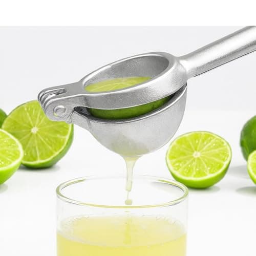 Espremedor Manual de Limão e Laranja Inox Pratico Drinks Bebidas Extração Fácil e Completa de Suco, Resistente e Prático para Uso Diário linha Premium