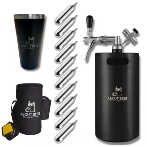 Kit Chopeira Térmica Keg Vacuum Portátil About Beer de 5 Litros