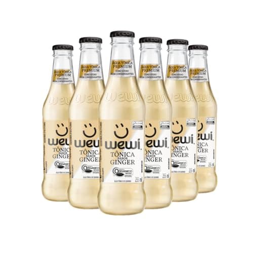Água Tônica Ginger 255ml pacote com 6 unidades