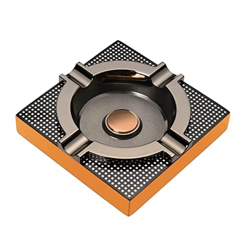 OILP Cinzeiro de charuto de metal ao ar livre cinzeiro para cigarro de charuto para pátio externo/decoração de casa cinzeiros de mesa moderna cinzeiros de charuto, acessórios para cinzeiros presentes
