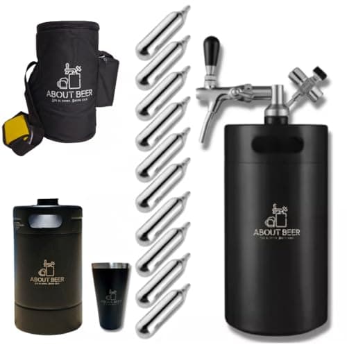 Kit Chopeira Vacuum Keg Portátil About Beer 5 E 2 Litros