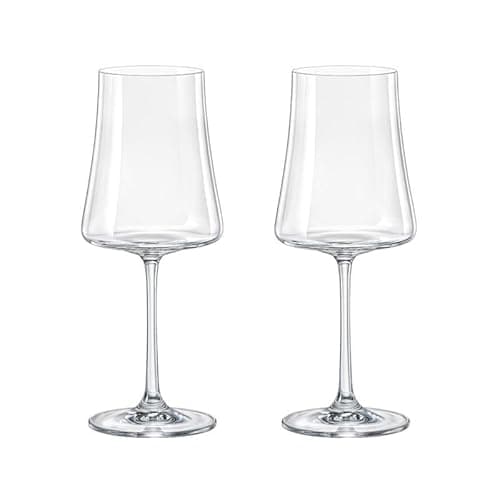 Taça de Cristal Bohemia Para Vinho Branco 360 ml Xtra 2 Peças