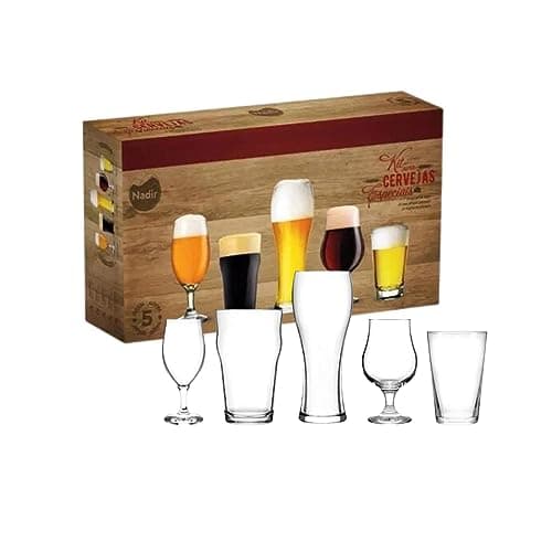 Conjunto 5 Copos de Cervejas Especiais Nadir