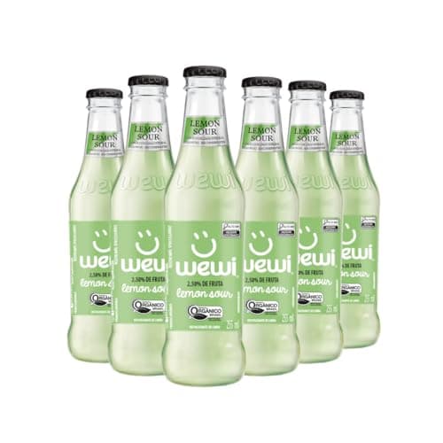 Refrigerante de Limão Orgânico Garrafa 255 ml pacote com 6 unidades