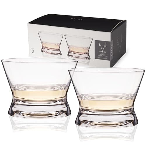 Viski Copos de degustação de tequila de cristal, copos de copita para mezcal, uísque, bourbon ou bebidas espirituosas, elegante conjunto de copos para bar em casa ou coquetel, 170 g, conjunto de 2