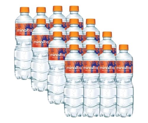 Kit 12 Água Mineral Minalba com Gás 510ml Garrafa PET