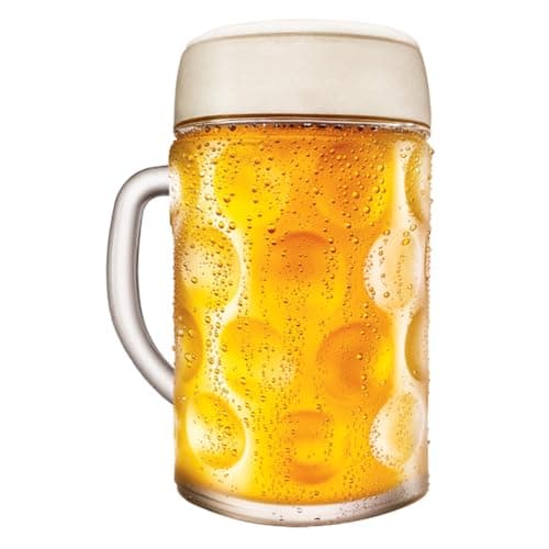 Ruvolo Caneca Chopp, Mass Krug G, Caneca de Vidro para Chopp,1250ml