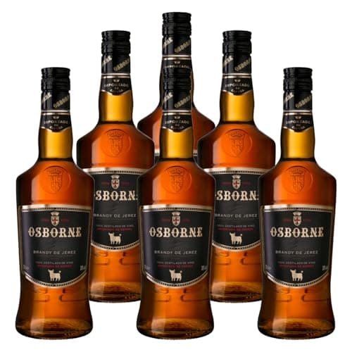 Osborne Brandy de Jerez Conhaque Espanhol 700ml 6 Unidades