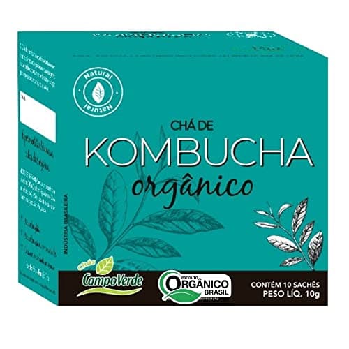 Chá Kombucha Orgânico - chá fermentado (10 sachês) - Campo Verde