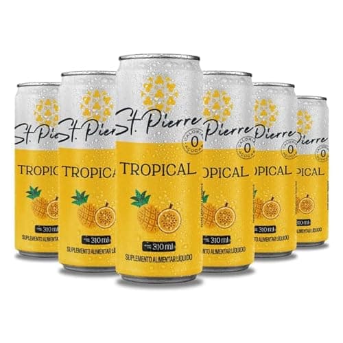 Combo Pack 6 latas Refrigerante Diet Zero Açúcar 310ml Pierre (Tropical)