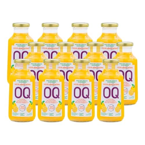 Suco de Laranja Integral OQ Sem Adição de Açúcar e Conservantes (300 ml - Pack 12)