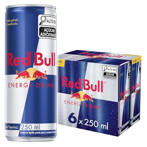 Pack de 6 Latas Red Bull Energético, Energy Drink, 250ml