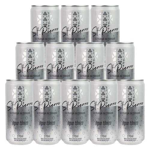Água Tônica St. Pierre Lata de 270ml 12 Unidades