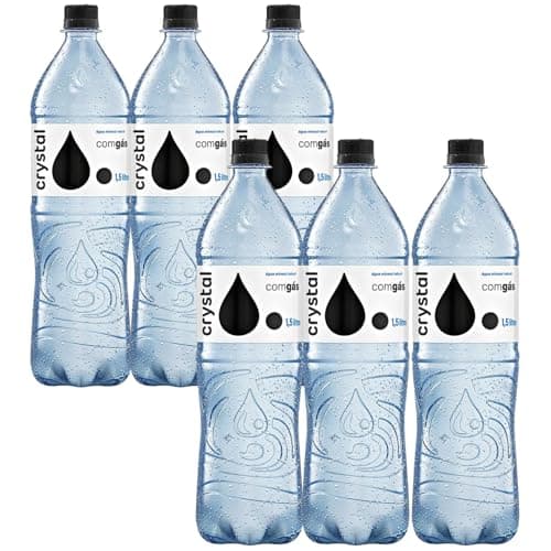 Água Crystal 1,5 Litros – Pack com 6 Unidades (Água com Gás Crystal 1,5 Litros – Pack com 6 Unidades)