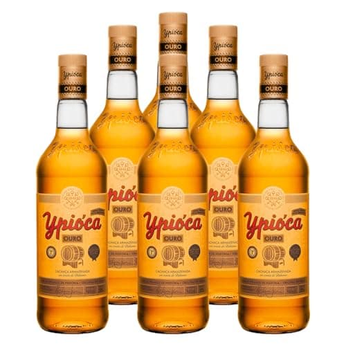 Ypióca Cachaça Aguardente Ouro 965ml 6 Unidades