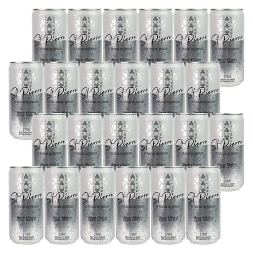 Água Tônica St. Pierre Lata de 270ml 24 Unidades