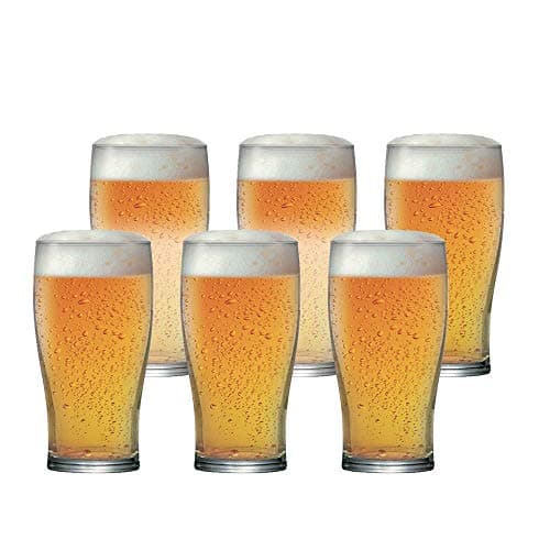 Arcoroc, Jogo de Copo de Cerveja Pint, Copo de Vidro 6 pcs, 590ml