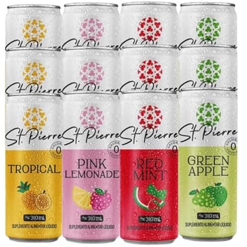 Combo Pack 12 latas Refrigerante Diet Zero Açúcar 310ml Pierre